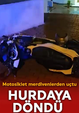 Bursa’da feci kaza: Motosiklet hurdaya döndü
