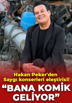 Hakan Peker'den olay yaratan Saygı konserleri eleştirisi: "Bana komik geliyor"