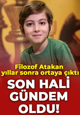 Filozof Atakan yıllar sonra ortaya çıktı: Son hali gündem oldu