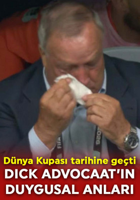 Fenerbahçe’nin eski teknik direktörü Dick Advocaat, tarihe geçti! Curaçao- Almanya maçında gözyaşlarına hakim olamadı