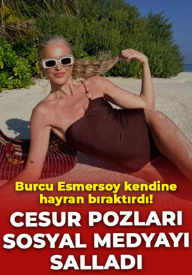 Burcu Esmersoy'dan nefes kesen tatil pozları! Mayolu paylaşımı sosyal medyayı salladı