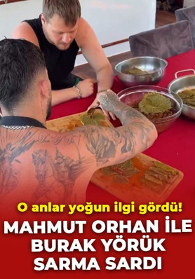 Dünyaca ünlü DJ Mahmut Orhan ile Burak Yörük sarma sardı