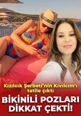 Kızılcık Şerbeti'nin Kıvılcım'ı Evrim Alasya'dan cesur tatil paylaşımı: Bikinili pozlarıyla dikkat çekti