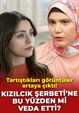 Sıla Türkoğlu ile Feyza Civelek'in tartıştığı görüntüler ortaya çıktı! Kızılcık Şerbeti'ne bu yüzden mi veda etti?