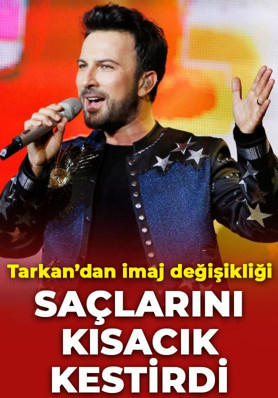Megastar Tarkan'dan radikal imaj değişikliği: Saçlarını kısacık kestirdi, son hali olay oldu