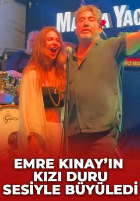 Emre Kınay'ın kızı Duru sesiyle büyüledi: Sahne performansı büyük beğeni topladı