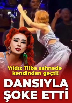 Yıldız Tilbe sahnede kendinden geçti! Dansıyla görenleri şaşkınlığa sürükledi