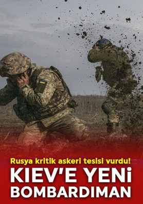 Rusya'dan Kiev'e bombardıman: Kritik askeri tesis vuruldu