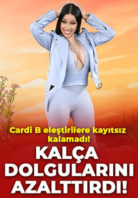 Cardi B'den şoke eden estetik çıkışı: Meğer kalça dolgularını azalttırmış