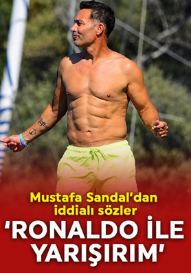 Harbiye öncesi Mustafa Sandal’dan iddialı açıklamalar: Ronaldo ile yarışırım