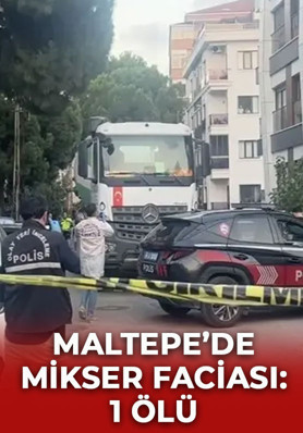 Maltepe'de feci kaza! Beton mikserinin çarptığı kadın hayatını kaybetti