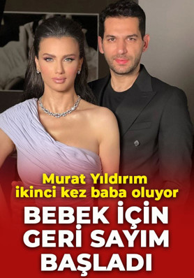 Oyuncu Murat Yıldırım ikinci kez baba oluyor! Bebek için geri sayım başladı