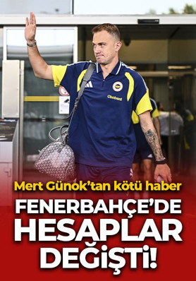 Fenerbahçe’de hesaplar değişti! Mert Günok’tan kötü haber