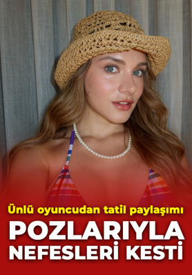 Miray Daner'in tatil pozları nefesleri kesit!