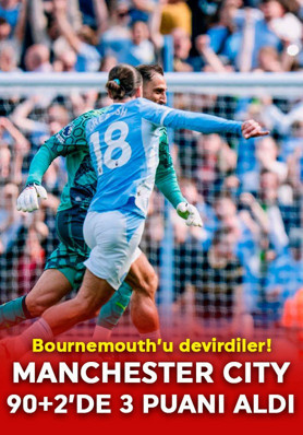 Manchester City, kabustan 90+2.dakikada uyandı! Bournemouth’u 8 dakikada yıktı