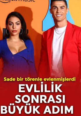 Sade bir törenle evlenmişlerdi! Cristiano Ronaldo ve Georgina Rodriguez cephesinden sürpriz karar!