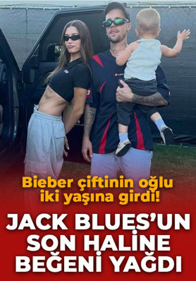 Justin Bieber ve Hailey Bieber çiftinin oğlu iki yaşına girdi! Minik Jack Blues'un son haline beğeni yağdı