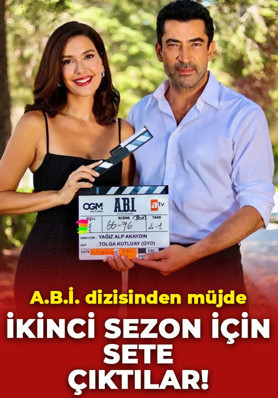 A.B.İ. dizisinden hayranlarına müjde! İkinci sezon için sete çıktılar