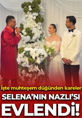Selena’nın Nazlı’sı Dilara Kurtulmuş, Umutcan Ekmez ile evlendi! İşte muhteşem düğünden kareler