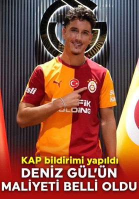 KAP bildirimi yapıldı! Galatasaray, Deniz Gül transferinin maliyetini açıkladı!