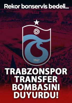 Trabzonspor'dan transfer bombası! Yeni golcü resmen duyuruldu! Rekor bonservis bedeli