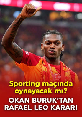Galatasaray'da Okan Buruk'tan Rafael Leao kararı! Sporting maçında Osimhen'in yerine oynayacak isim belli oldu