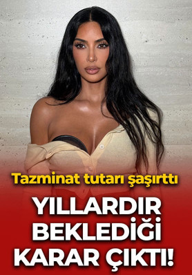 Kim Kardashian'ın yıllardır beklediği karar çıktı! Tazminat tutarı şaşırttı
