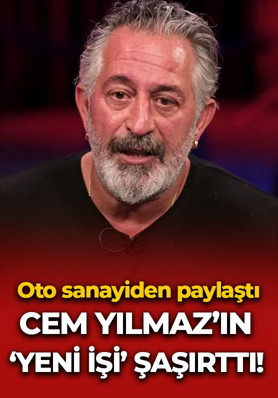 Cem Yılmaz’dan oto sanayide dikkat çeken paylaşım