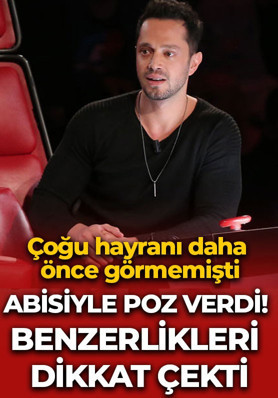 Murat Boz abisiyle poz verdi! Benzerlikleri dikkat çekti
