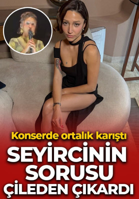 Konserde ortalık karıştı! Zeynep Bastık çok sinirlendi
