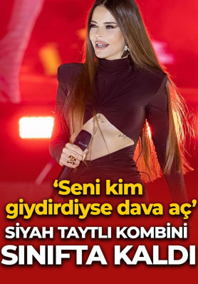 Simge’nin siyah taytlı kombini sosyal medyayı ikiye böldü: “Dava aç”