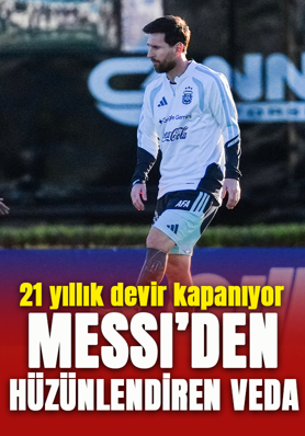 Messi milli formaya veda ediyor
