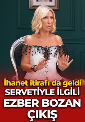 Seda Sayan'dan servet çıkışı ve aldatma itirafı