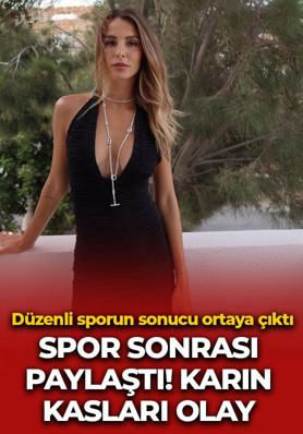 Aslışah Alkoçlar’dan spor sonrası iddialı paylaşım