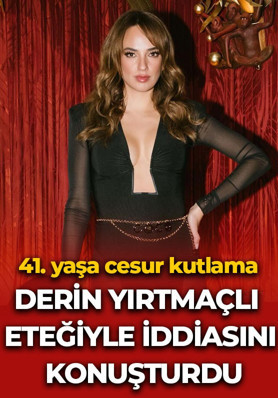 Seda Bakan 41 yaşına girdi! Derin yırtmaçlı eteğiyle poz verdi