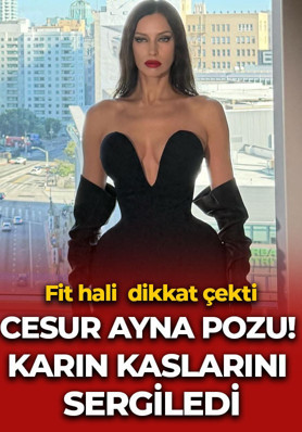 Irina Shayk’tan cesur paylaşım! Karın kaslarını sergiledi