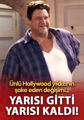 Vücut ağırlığının yarısını kaybetti! Ünlü Hollywood yıldızı John Goodman yıllar süren mücadelesini anlattı