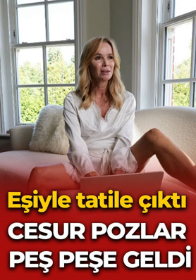 55 yaşındaki ünlü sunucu eşiyle tatilde! Cesur pozlar peş peşe geldi