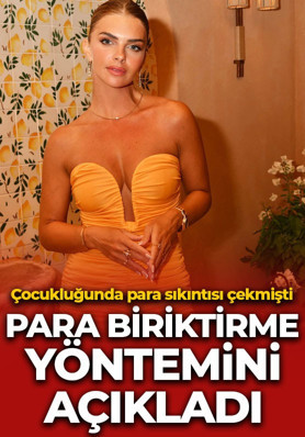 Çocukluğunda para sıkıntısı çeken Pelin Karahan uyguladığı birikim yöntemini anlattı