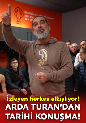 Shakhtar Donetsk, Dinamo Kiev’i devirdi! Arda Turan’ın soyunma odasındaki tarihi konuşması takdir topladı