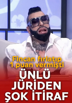 Fincanı fırlatıp 1 puan vermişti! Ünlü jüri her şeyi itiraf etti