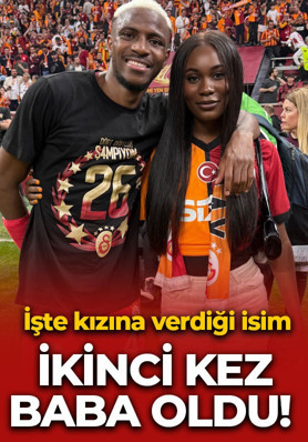 Victor Osimhen ikinci kez baba oldu! İşte kızına verdiği isim