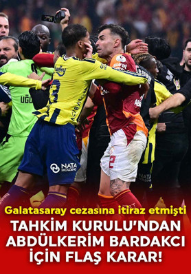 Galatasaray cezasına itiraz etmişti! Tahkim Kurulu’ndan Abdülkerim Bardakcı kararı