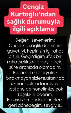 Apar topar ameliyata alınmıştı! Cengiz Kurtoğlu'ndan sağlık durumuyla ilgili açıklama - Resim: 5