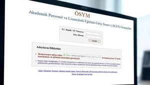 ALES sonuçları açıklandı! İşte sonuç görüntüleme ekranı!