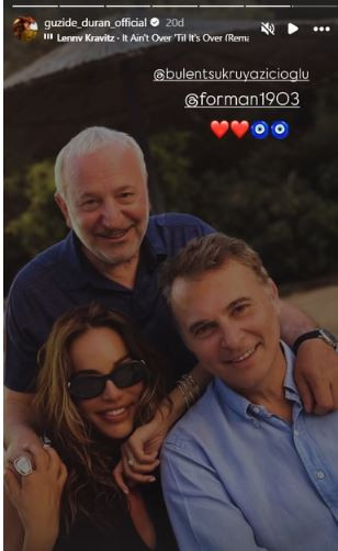 Güzide Duran'dan aşk paylaşımı! Bu kez saklamadı: Fikret Orman'lı kare geldi - Resim : 1