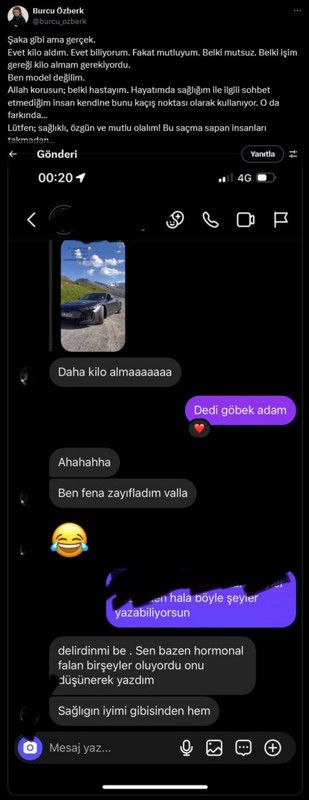 Burcu Özberk'ten "Daha kilo alma" yorumuna sert tepki! "Ben model değilim" diyerek açtı ağzını yumdu gözünü - Resim: 4