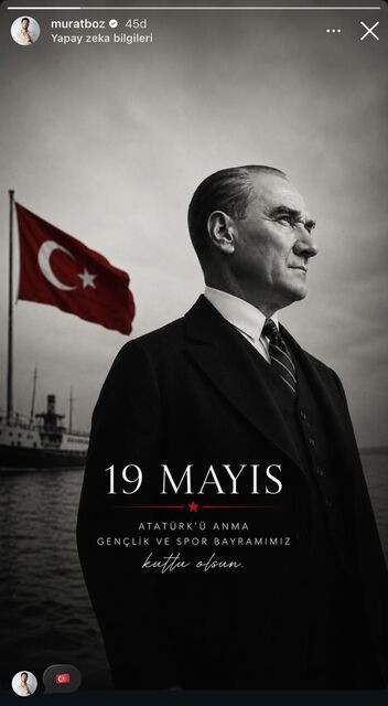 Ünlülerden 19 Mayıs paylaşımları! Sosyal medyada bayram coşkusu - Resim: 12