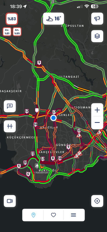 İstanbul'un bitmeyen çilesi... Trafik yoğunluğu yüzde 83'e ulaştı - Resim: 3