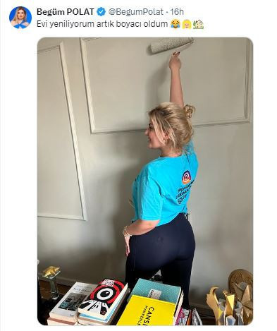 Şarkıcı Begüm Polat'ın arkasını dönerek verdiği poz olay yarattı: Benim popom var arkadaşlar - Resim : 1